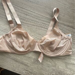 NO SHOW UNLINED DEMI Bra skims clay
